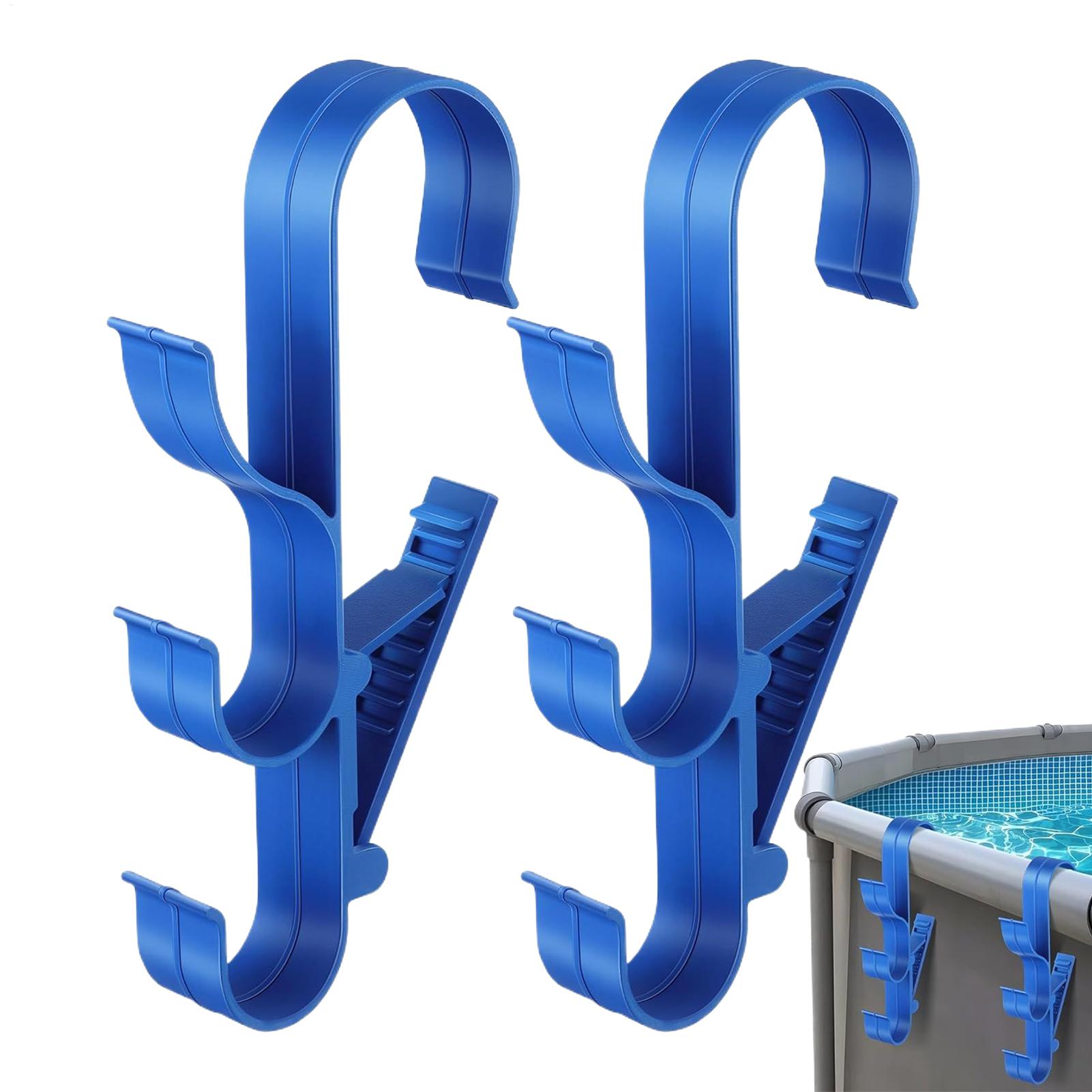 Pool Skimmer Net - 2PCS Poolside Pool Skimmer Net Holder