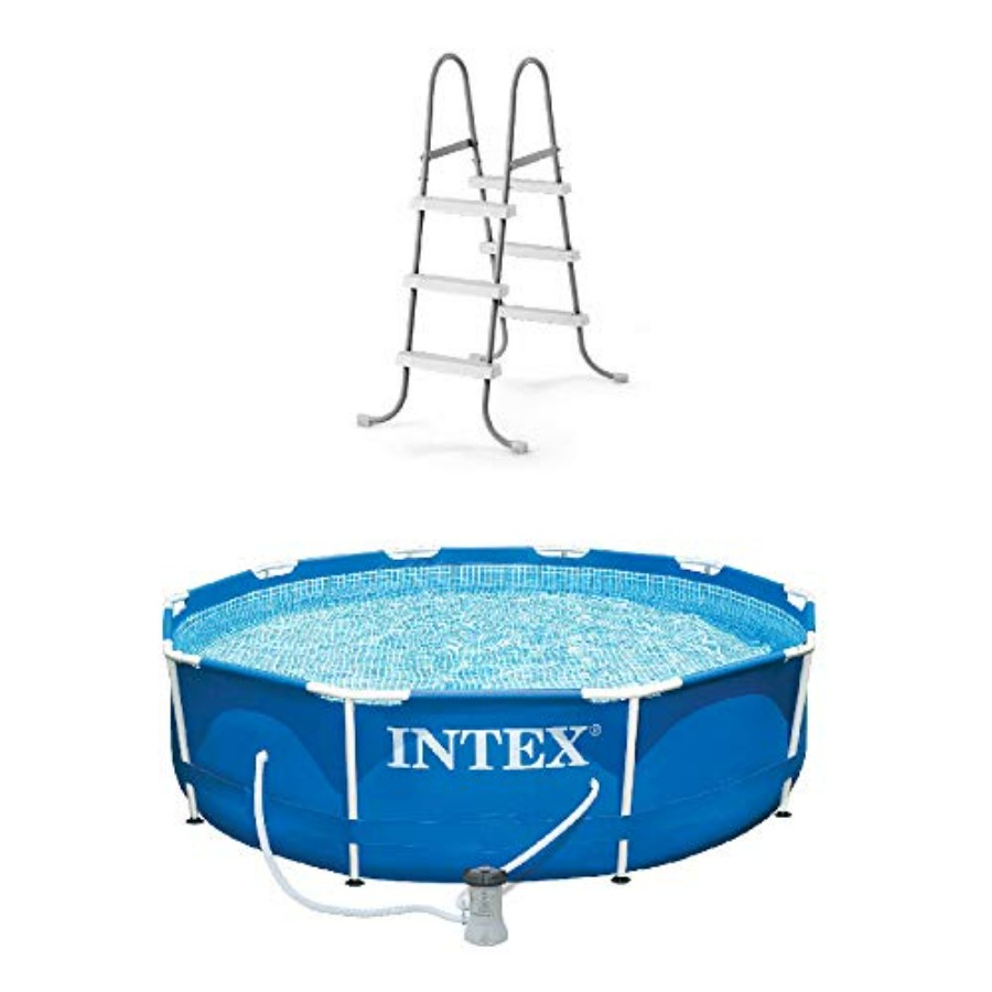 Pool Ladder Above Ground - Above-Ground Pool Ladder with 10 x