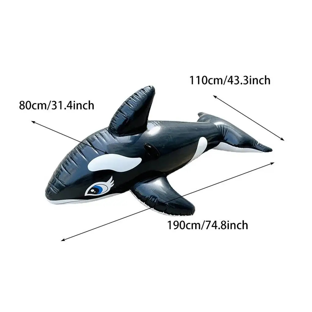 Giant Whale Inflatable Floatin - Pool Float Ring Inflatable ulasan dan harga