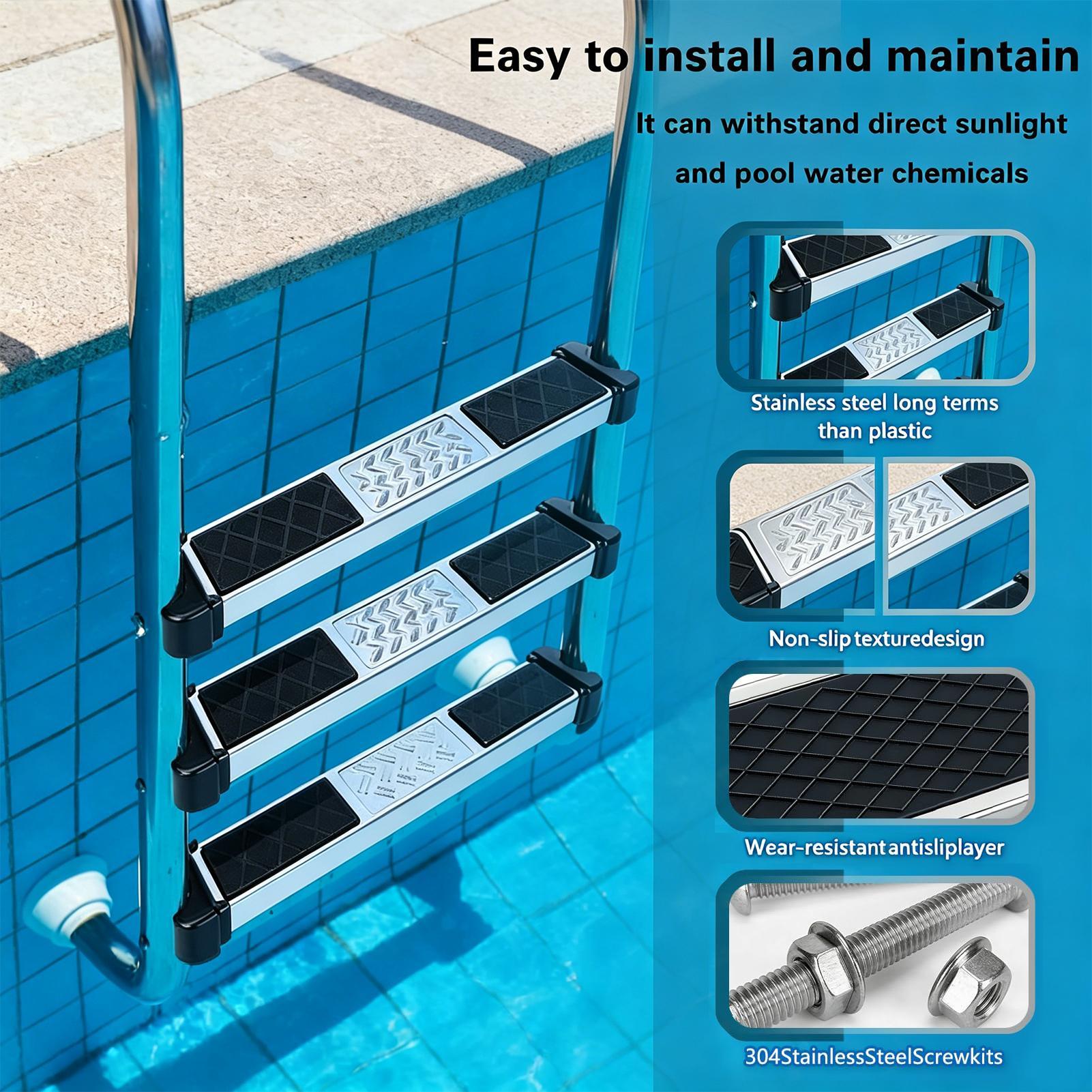 Inground Pool Ladder Steps 1.9 - Pool Ladder Above Ground ulasan dan harga