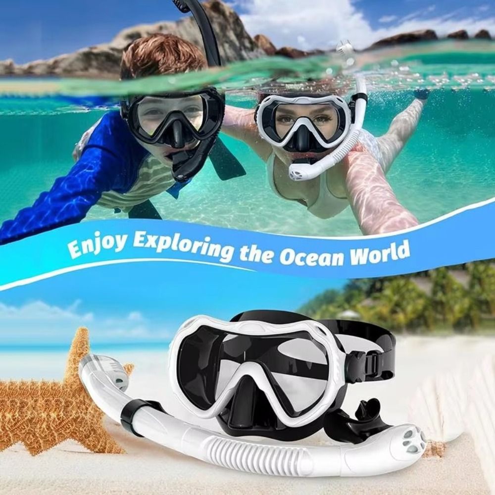 Anti Fog Diving Mask Soft Sili - Snorkel Mask Full Face ulasan dan harga