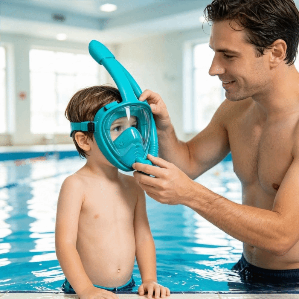 Professional Foldable Snorkeli - Snorkel Mask Full Face ulasan dan harga
