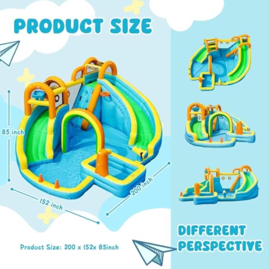 Backyard outdoor inflatable wa - Water Slide Inflatable ulasan dan harga