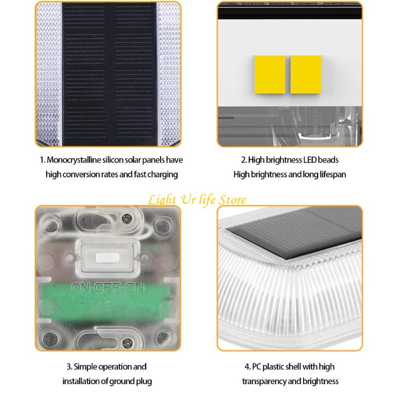 63HA Solar Propelled Ground Li - Pool Light Solar Rechargeable ulasan dan harga