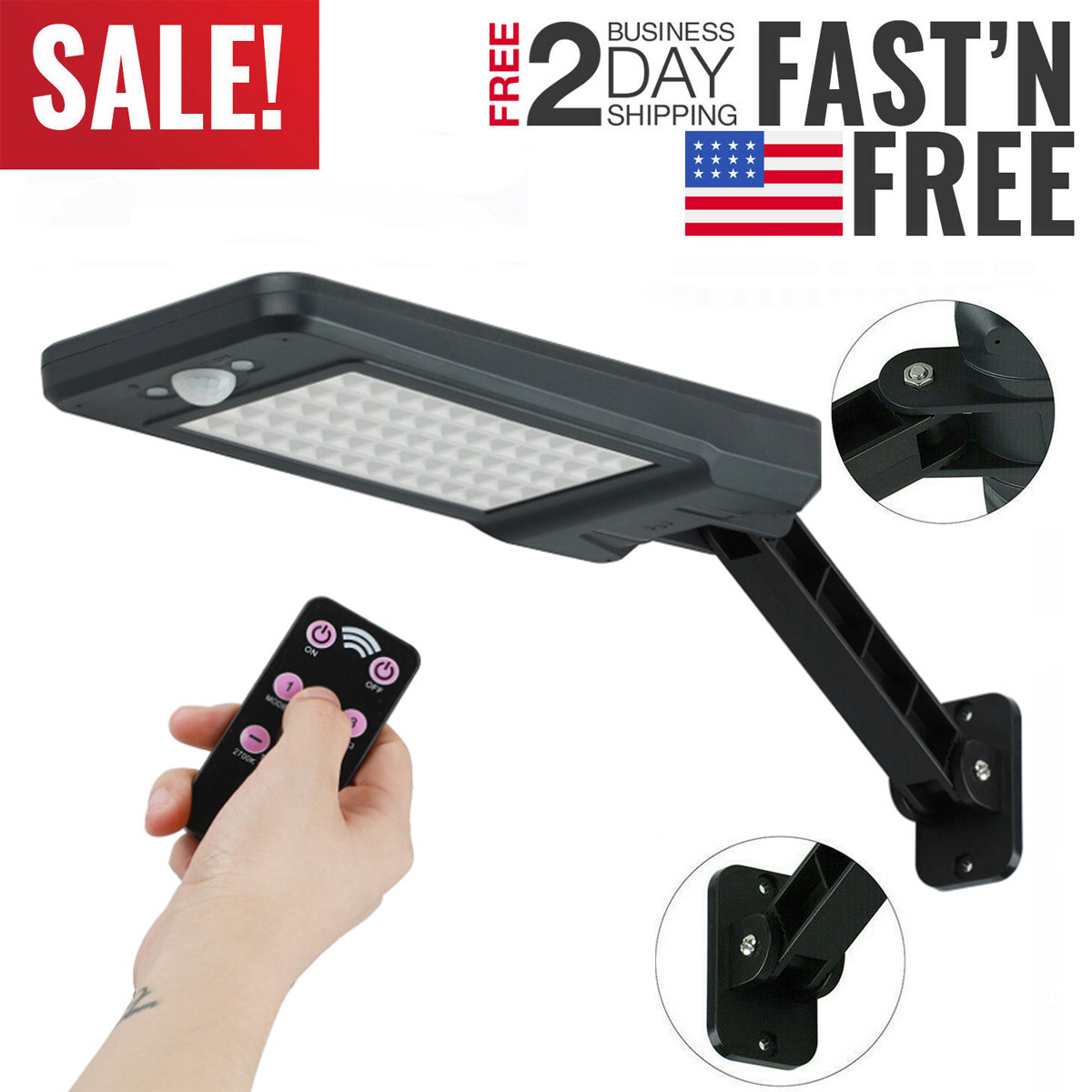 Solar Powered Wall Lamp 60 Lum - Pool Light Solar Rechargeable ulasan dan harga