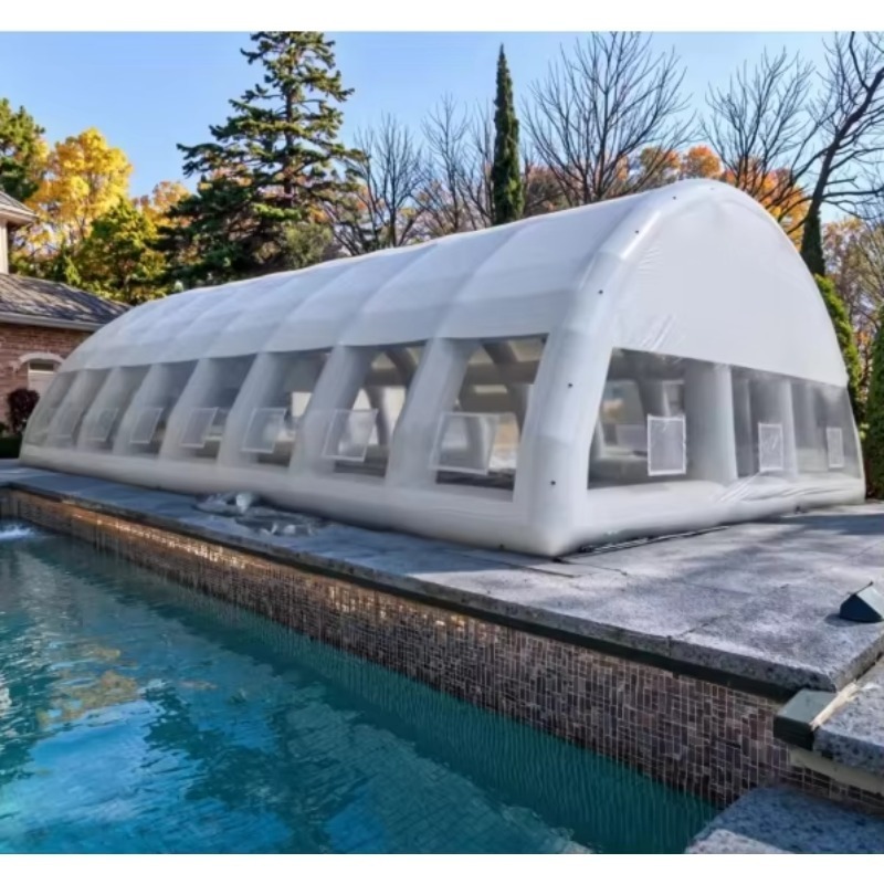 Inflatable Swimming Pool Cover - Pool Cover Waterproof ulasan dan harga