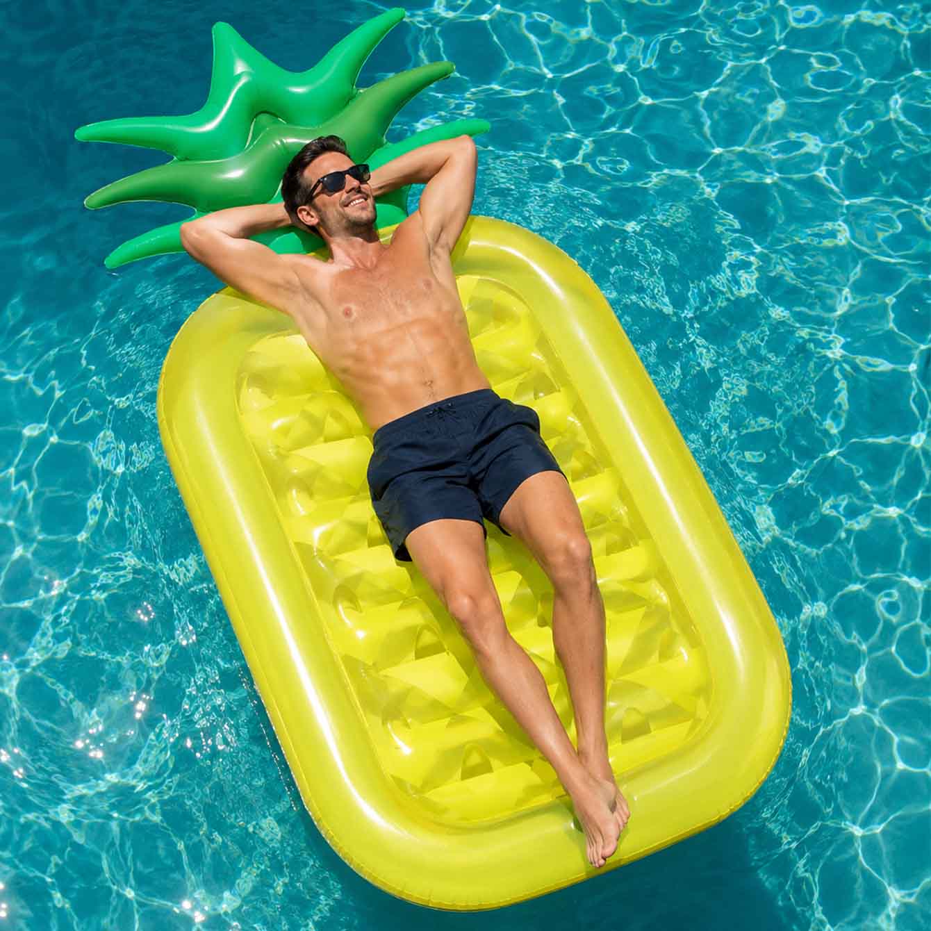 Inflatable Pool Float, Inflata - Pool Lounger Inflatable ulasan dan harga