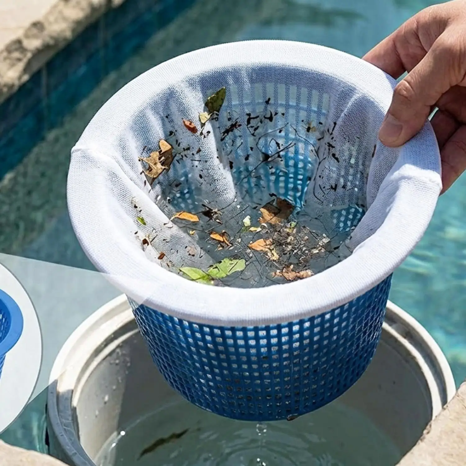 Swimming Pool Skimmer Socks Fi - Pool Skimmer Net ulasan dan harga
