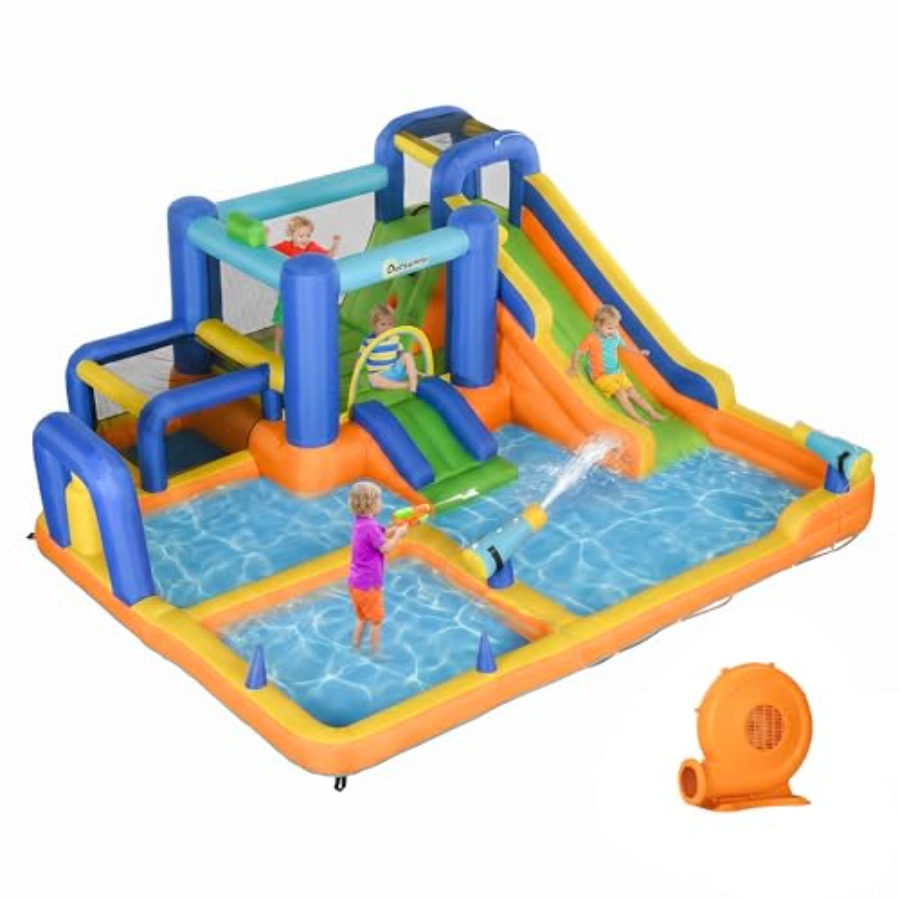 inflatable water slide 7-in-1  - Water Slide Inflatable ulasan dan harga