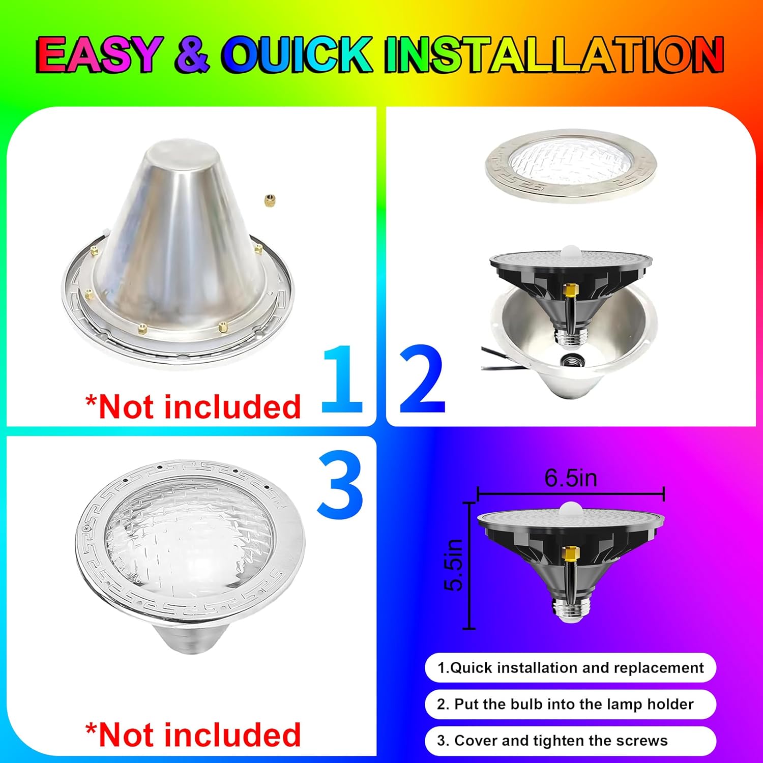 Solar Pool Lights All Season M - Pool Light Solar Rechargeable ulasan dan harga