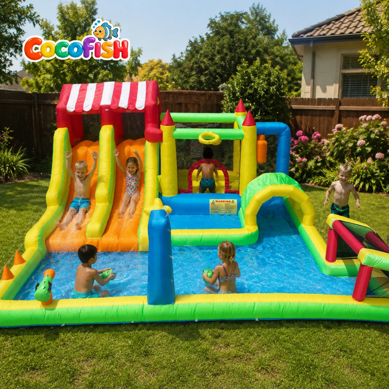 Cocofish Cocofish Backyard Sum - Water Slide Inflatable ulasan dan harga
