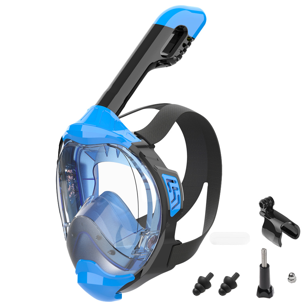 Full Face Snorkel Mask with La - Snorkel Mask Full Face ulasan dan harga