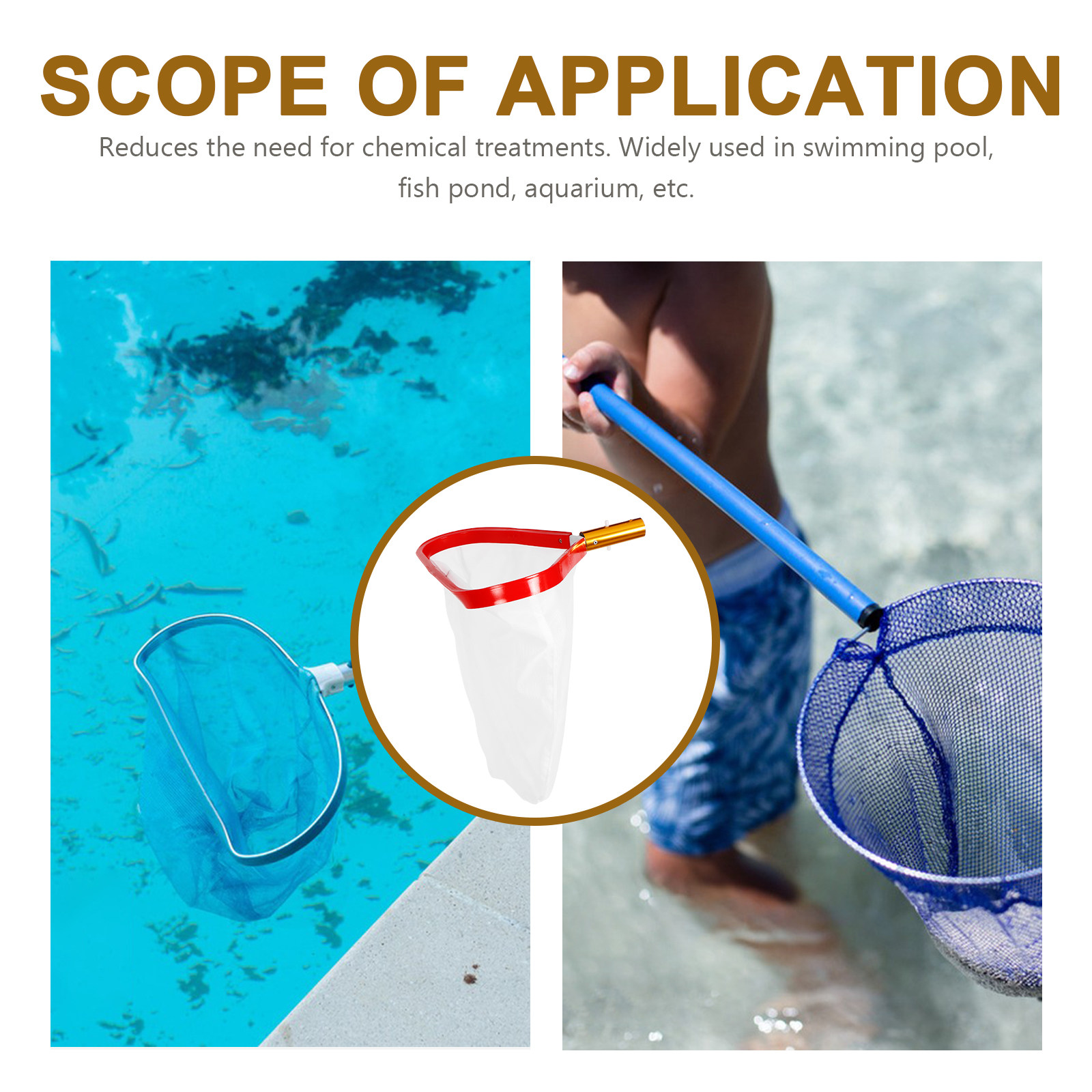 Pool Leaf Skimmer Net Clean Me - Pool Skimmer Net ulasan dan harga