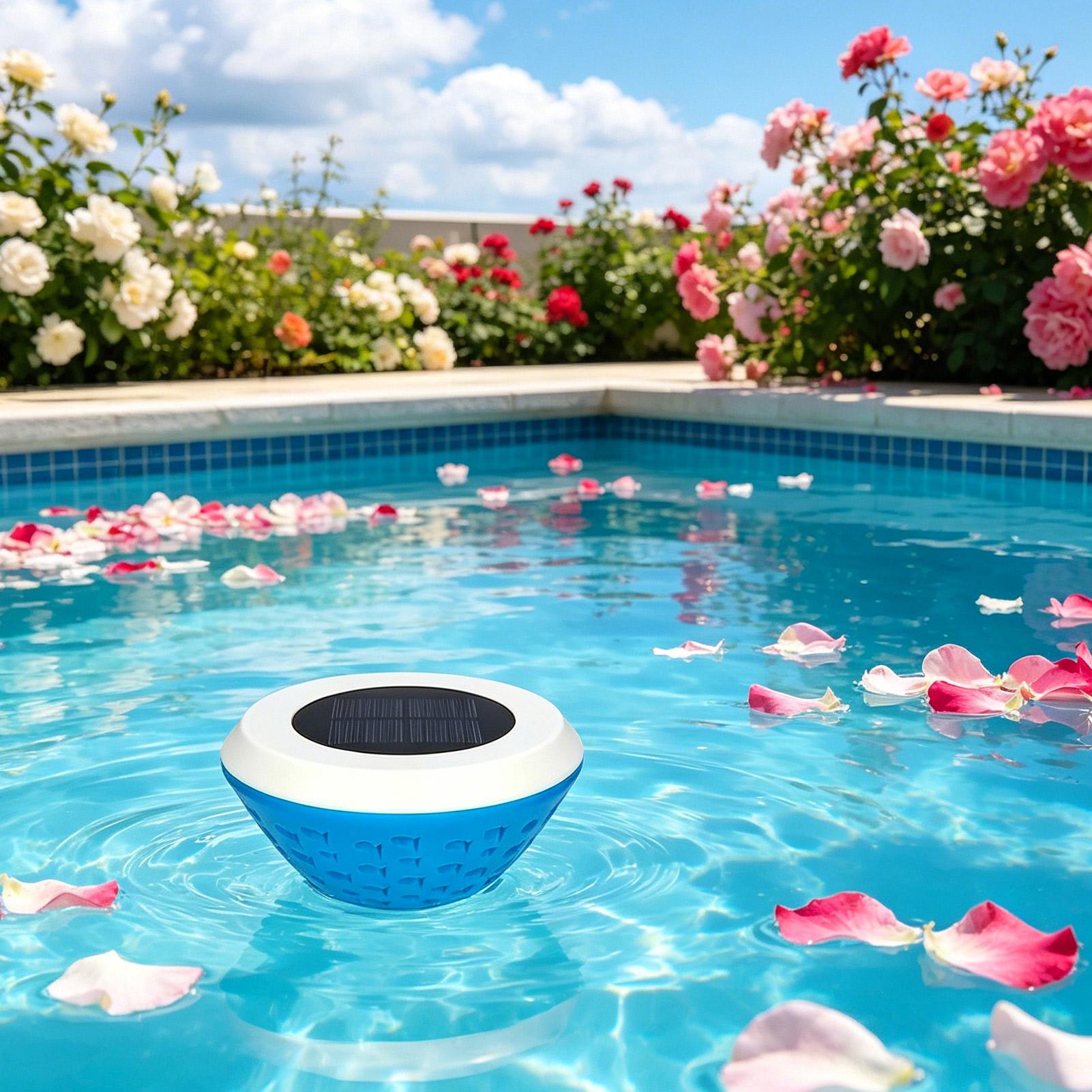 USB Rechargeable Color Changin - Pool Light Solar Rechargeable ulasan dan harga