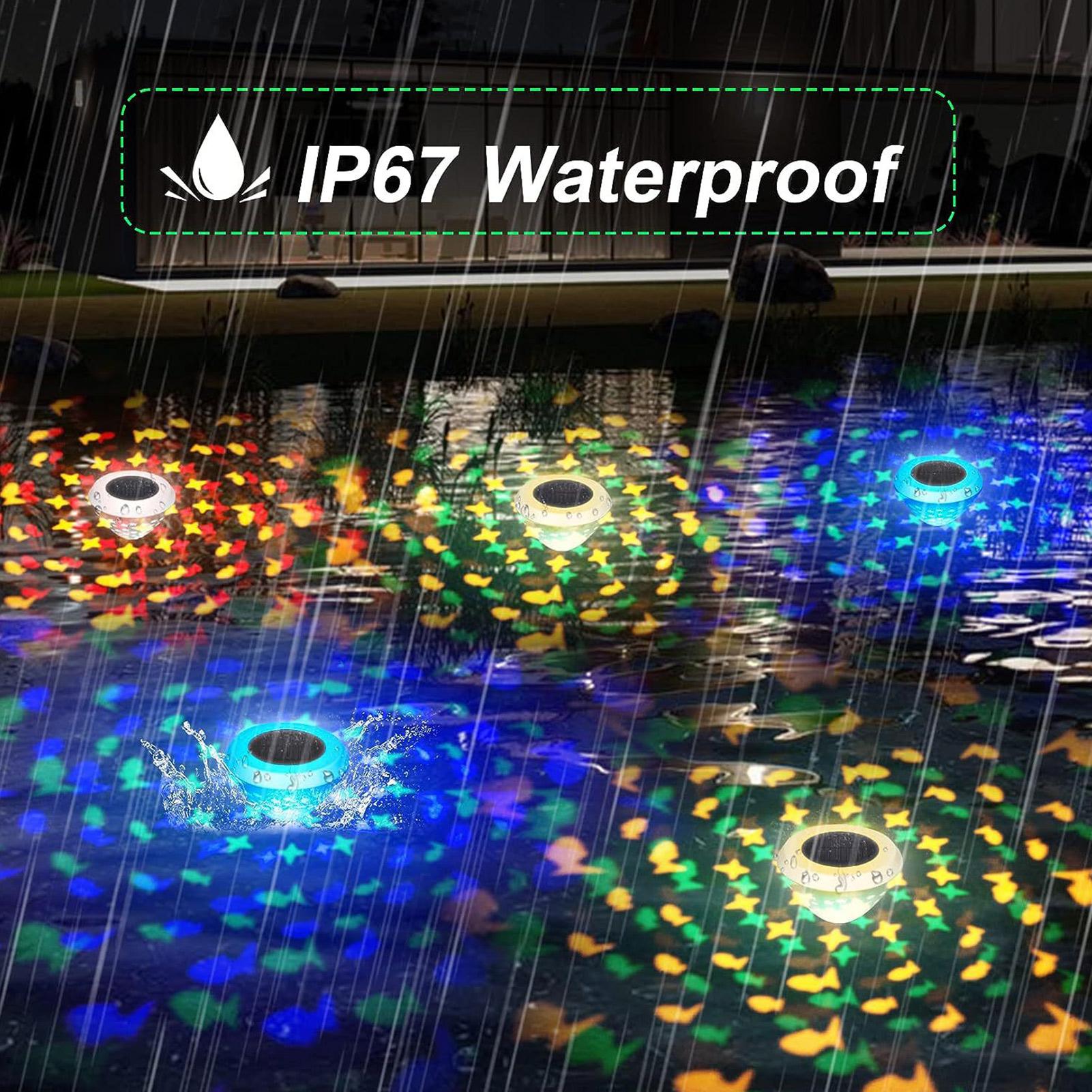 USB Rechargeable Color Changin - Pool Light Solar Rechargeable ulasan dan harga