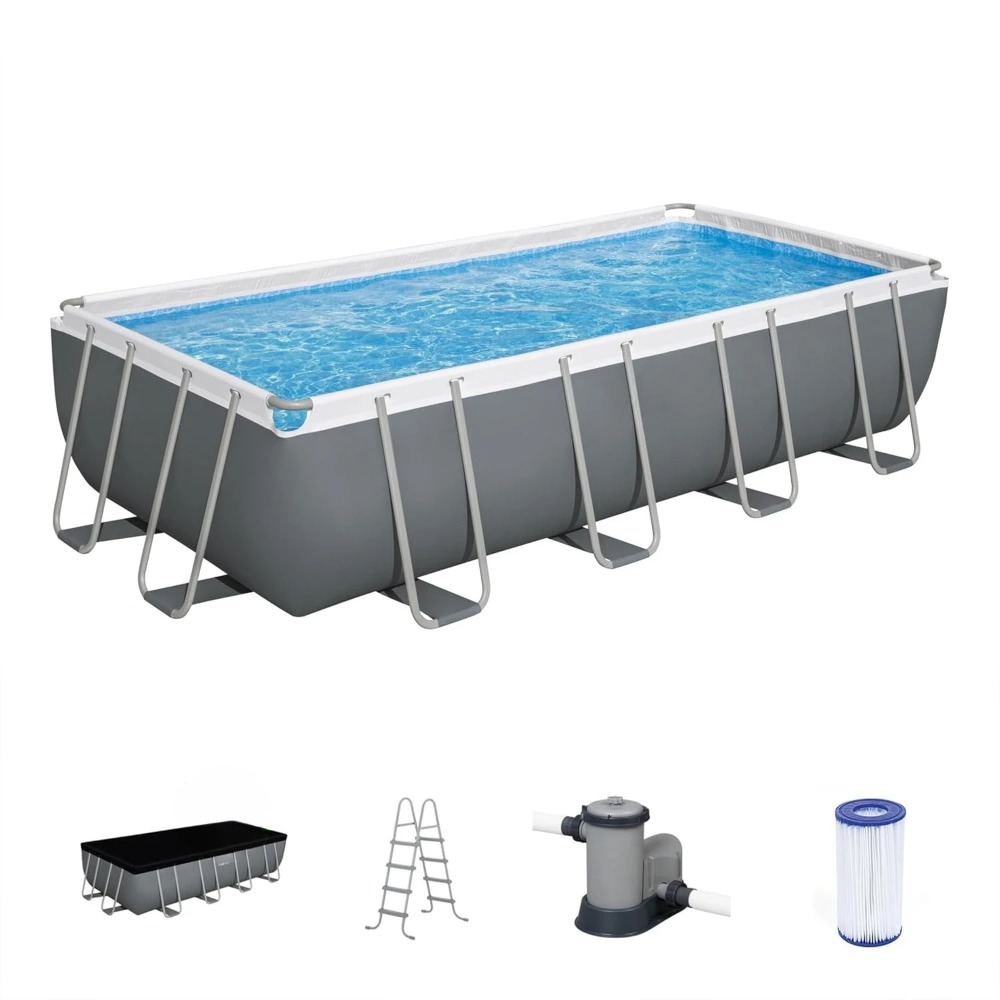 Rectangular Metal Frame Above  - Pool Ladder Above Ground ulasan dan harga