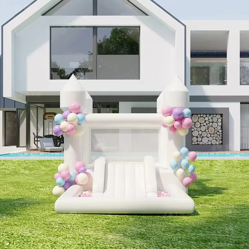 20264m White Grade Inflatable  - Water Slide Inflatable ulasan dan harga