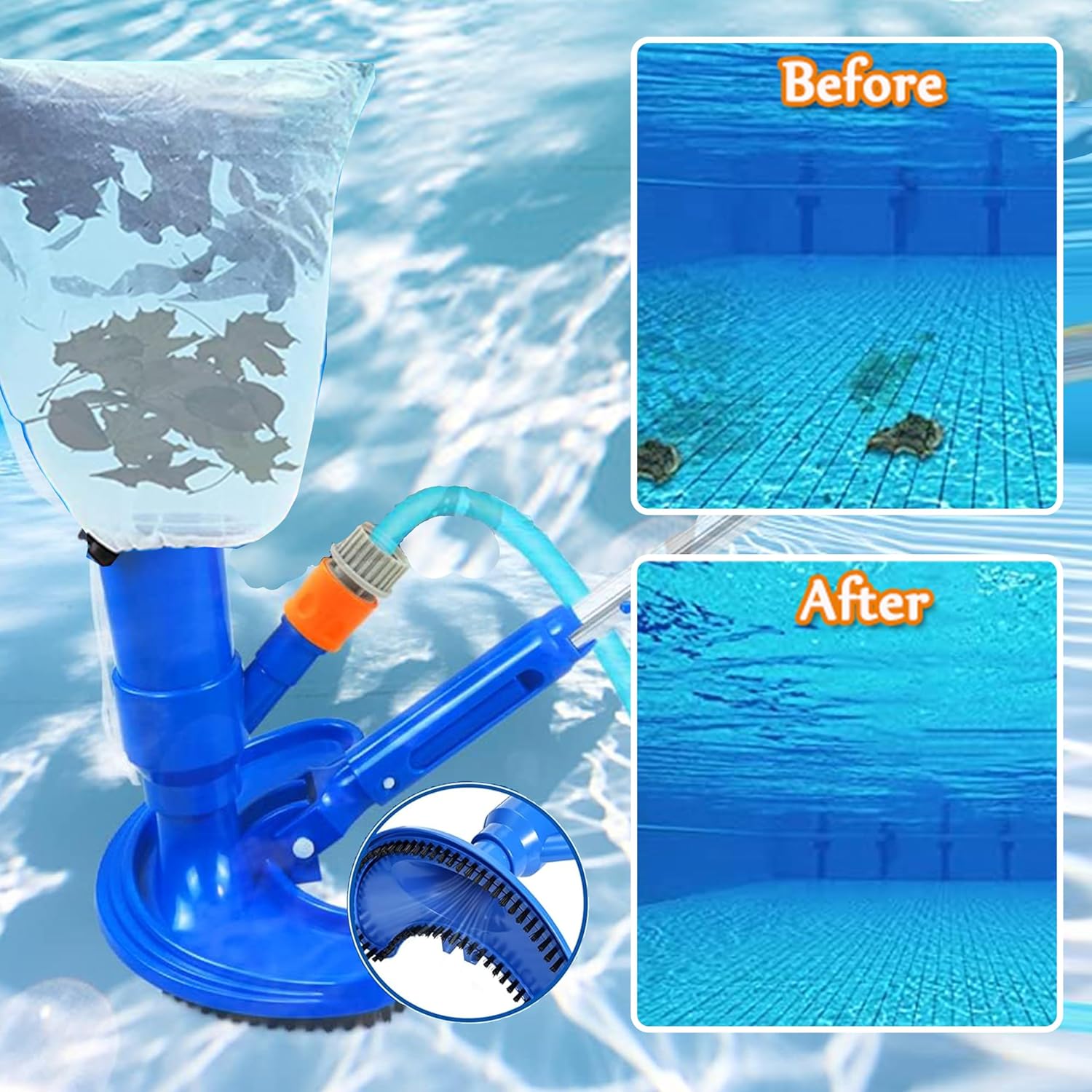 60 inch Pool Vacuum Cleaner Ha - Pool Vacuum Manual ulasan dan harga