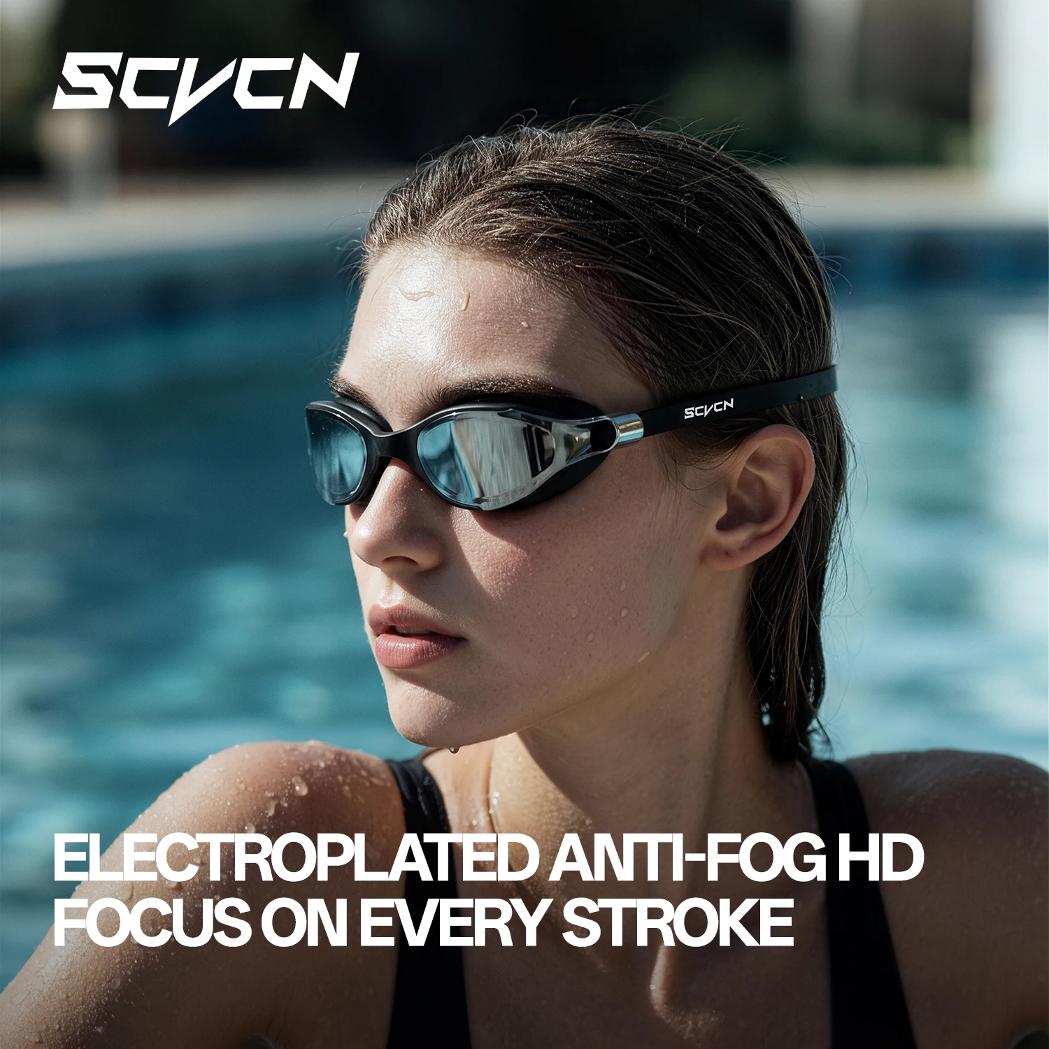 SCVCN Professional Swimming Go - Swim Goggles Anti Fog Uv ulasan dan harga