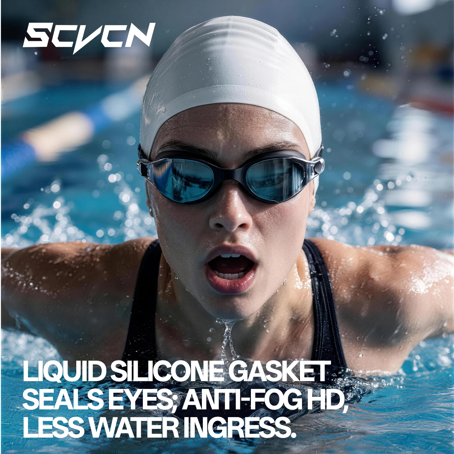 SCVCN Professional Swimming Go - Swim Goggles Anti Fog Uv ulasan dan harga